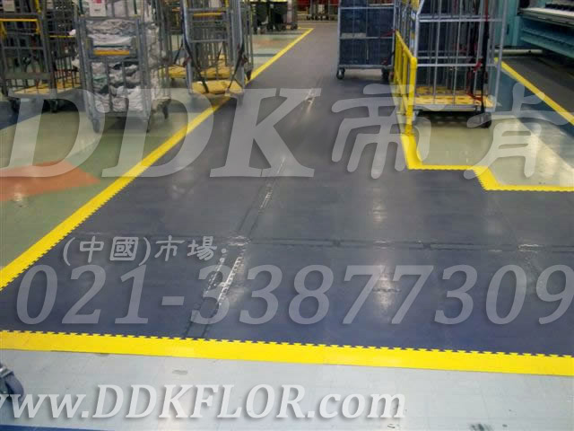 6255拼装型抗冲击防护地板\厂房地板胶\高强度聚氯乙稀地板,
