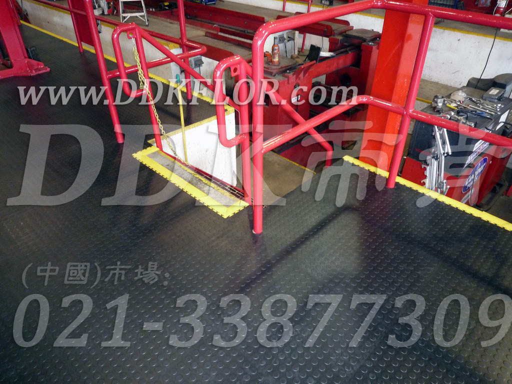 帝肯（DDK）_2000_9979叉车地板,叉车地垫,铜钱纹地板,工业地板砖,车间地板