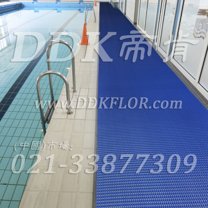 1.2米宽游泳池塑料网格防滑垫/游泳池塑料网格防滑垫