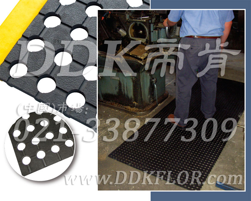 工业用黑色安全地毯卷材（7）_厂房车间地面防滑铺设安全材料