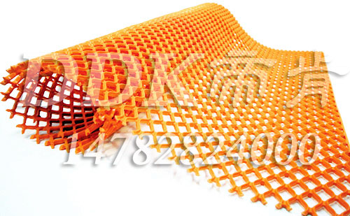 046橙色塑料网格地毯