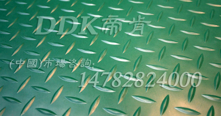 绿色HD220_6S的柳叶纹防滑卷材表面  
